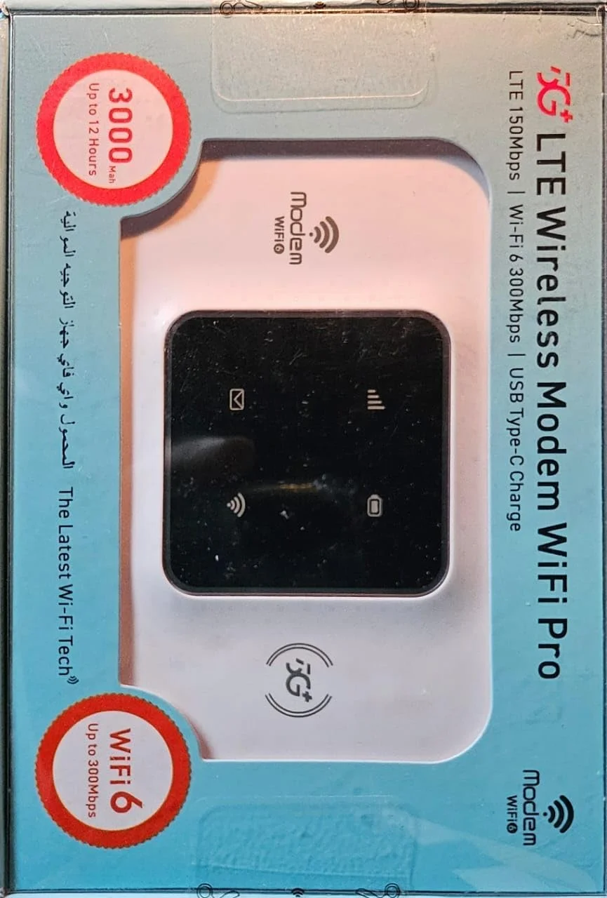 مودم بی‌سیم LTE با وای‌فای پرو - اتصال 4G سریع و آسان برای دسترسی به اینترنت پرسرعت