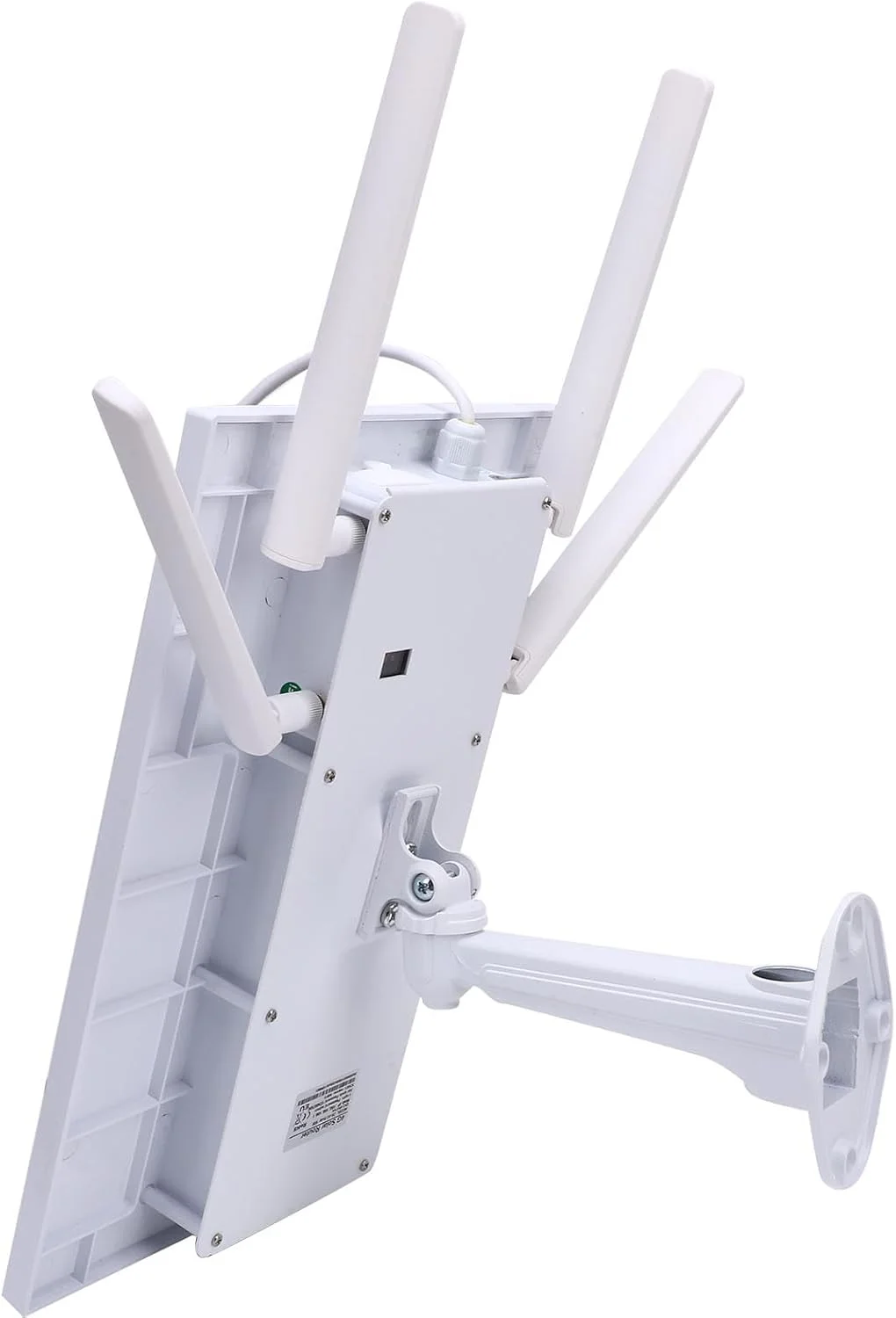 مودم روتر 4G LTE خورشیدی GOWENIC، روتر وای فای بی سیم با پنل خورشیدی 15 واتی و IP66، برای دوربین مداربسته RV، پخش زنده در فضای باز، کار از راه دور (EU)