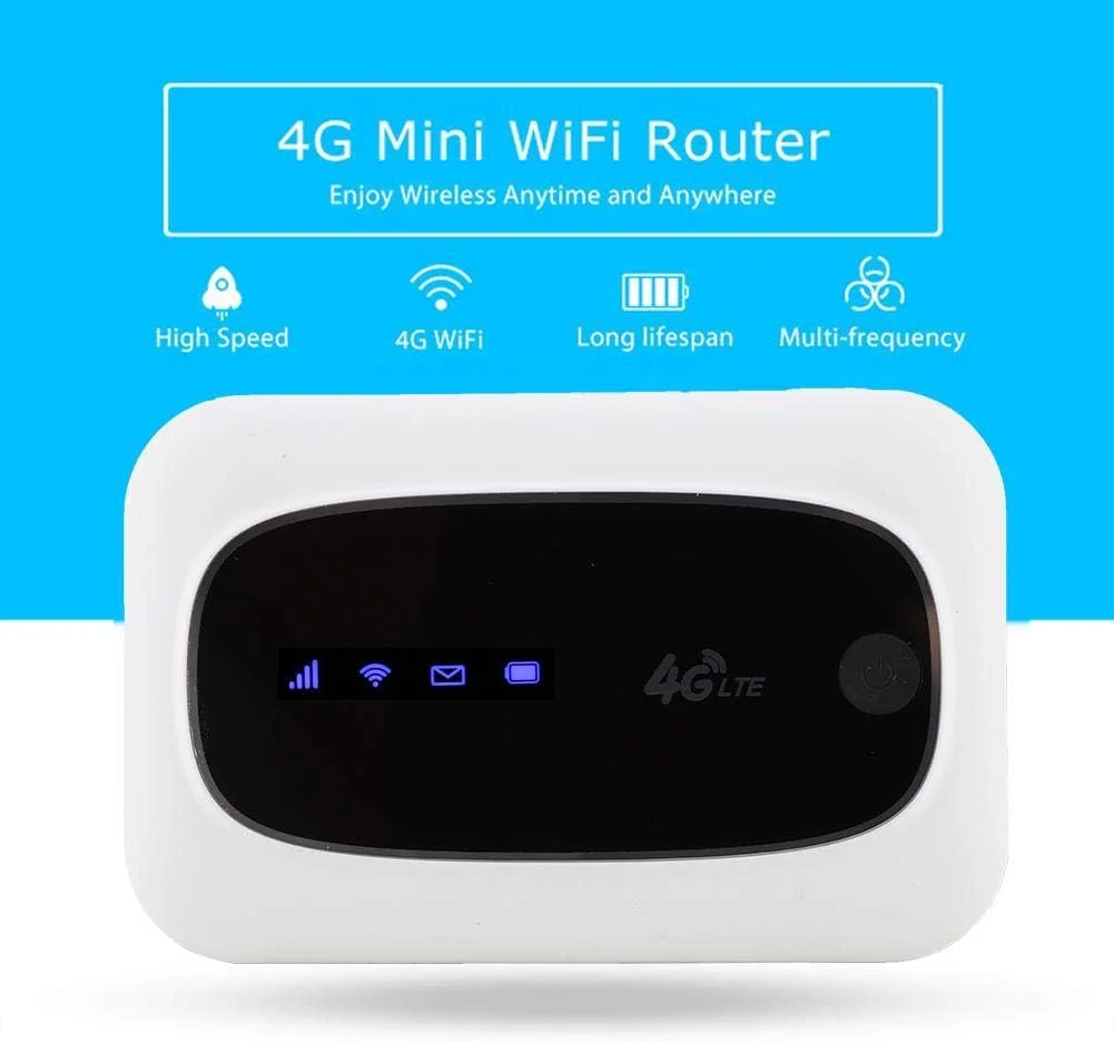 مودم وای فای 4G قابل حمل، روتر موبایل بی سیم اینترنت پرسرعت 3G/4G، هات اسپات وای فای قابل حمل برای مسافرت، باتری 2000mAh با ماندگاری طولانی 6 ساعته (سفید) مودم وای فای 4G قابل حمل، روتر موبایل بی سیم اینترنت پرسرعت 3G/4G، هات اسپات وای فای قابل حمل برای مسافرت، باتری 2000mAh با ماندگاری طولانی 6 ساعته (سفید)