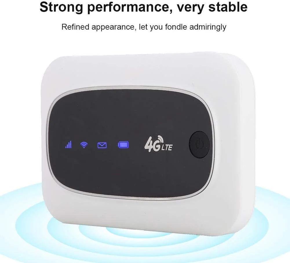 مودم وای فای 4G قابل حمل، روتر موبایل بی سیم اینترنت پرسرعت 3G/4G، هات اسپات وای فای قابل حمل برای مسافرت، باتری 2000mAh با ماندگاری طولانی 6 ساعته (سفید) مودم وای فای 4G قابل حمل، روتر موبایل بی سیم اینترنت پرسرعت 3G/4G، هات اسپات وای فای قابل حمل برای مسافرت، باتری 2000mAh با ماندگاری طولانی 6 ساعته (سفید)