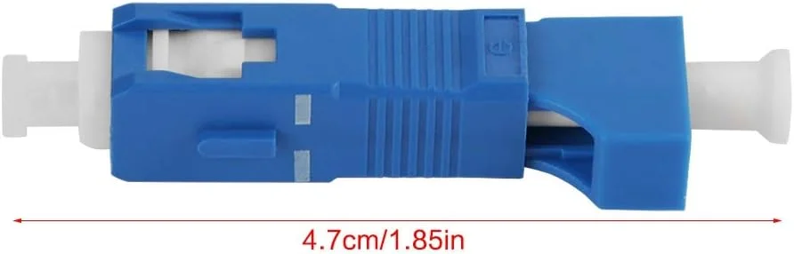 آداپتور فیبر نوری SC نر به LC ماده سینگل مود، مبدل آداپتور نوری هیبریدی