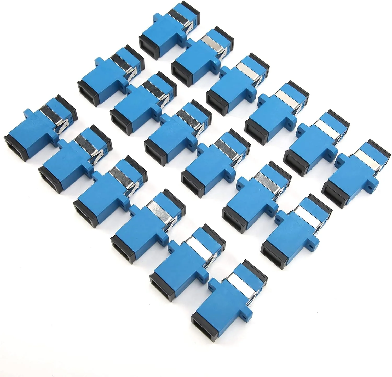 ۵۰ عدد کوپلر فیبر نوری، آداپتور اتصال فلنج SC-SC، آداپتور فیبر نوری تک حالته SC، اتصال دوگانه