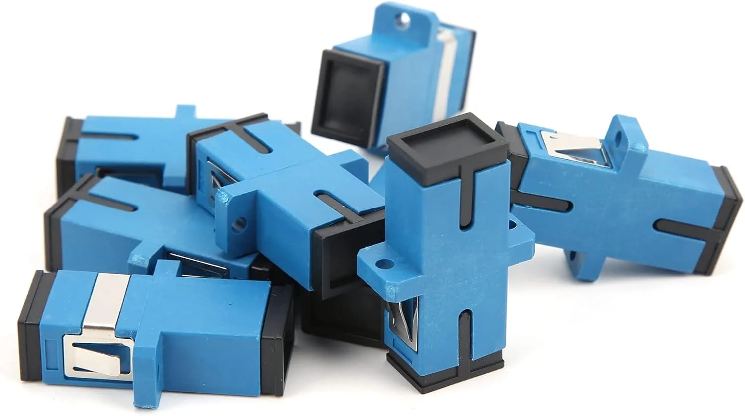 ۵۰ عدد کوپلر فیبر نوری، آداپتور اتصال فلنج SC-SC، آداپتور فیبر نوری تک حالته SC، اتصال دوگانه