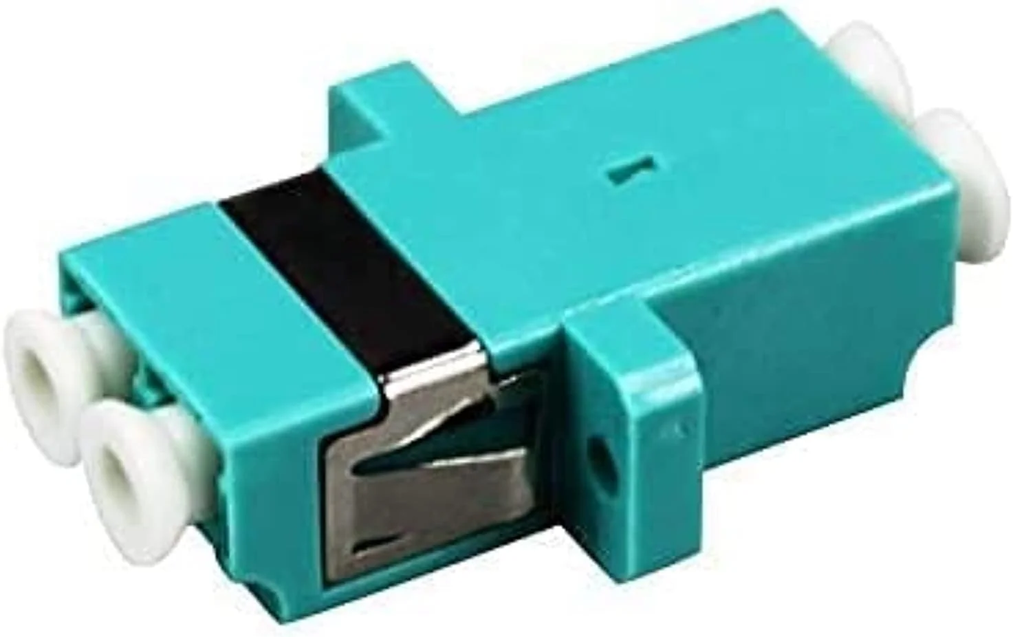 آداپتور کوپلر فیبر نوری DKURVE LC-LC دوبلکس چند حالته om3، اتصال مادگی به مادگی مناسب برای OM1 OM2 OM3 (بسته 25 عددی)