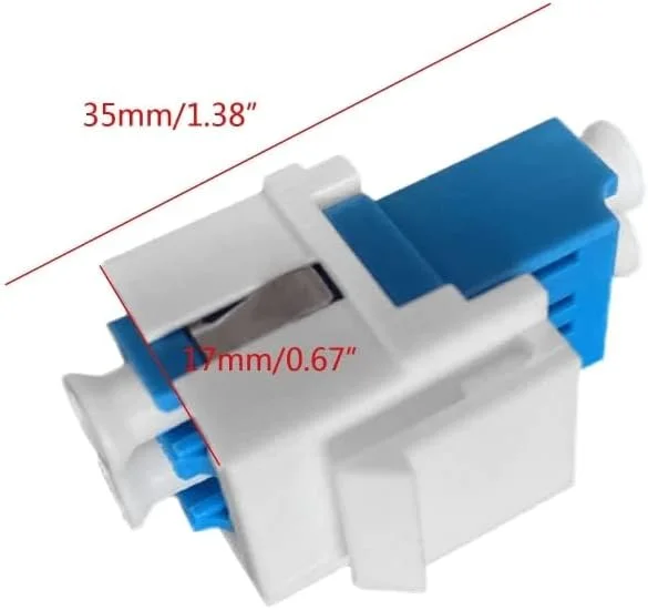 DKURVE 5 عدد اتصالات فیبر نوری کیستون، آداپتورهای کیستون فیبر نوری (LC)