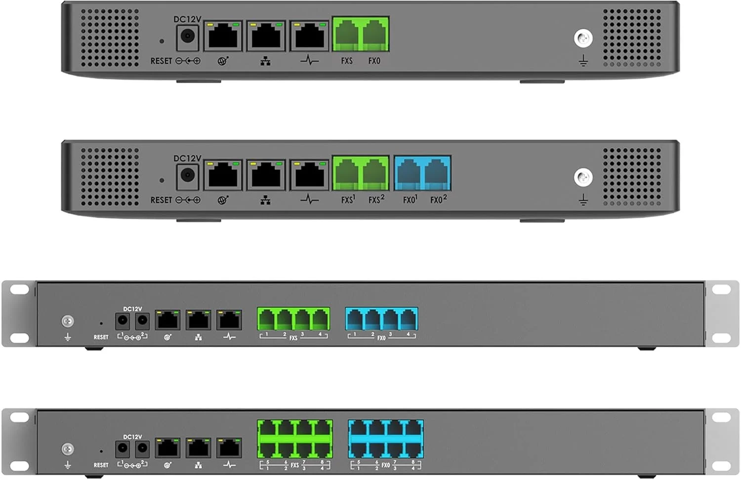 مرکز تلفن تحت شبکه گرنداستریم مدل UCM6304