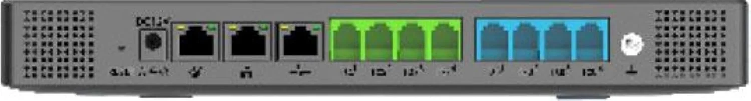 مرکز تلفن تحت شبکه گرنداستریم UCM6304A | دارای 4 پورت FXO و 4 پورت FXS | قابل نصب روی میز/دیوار