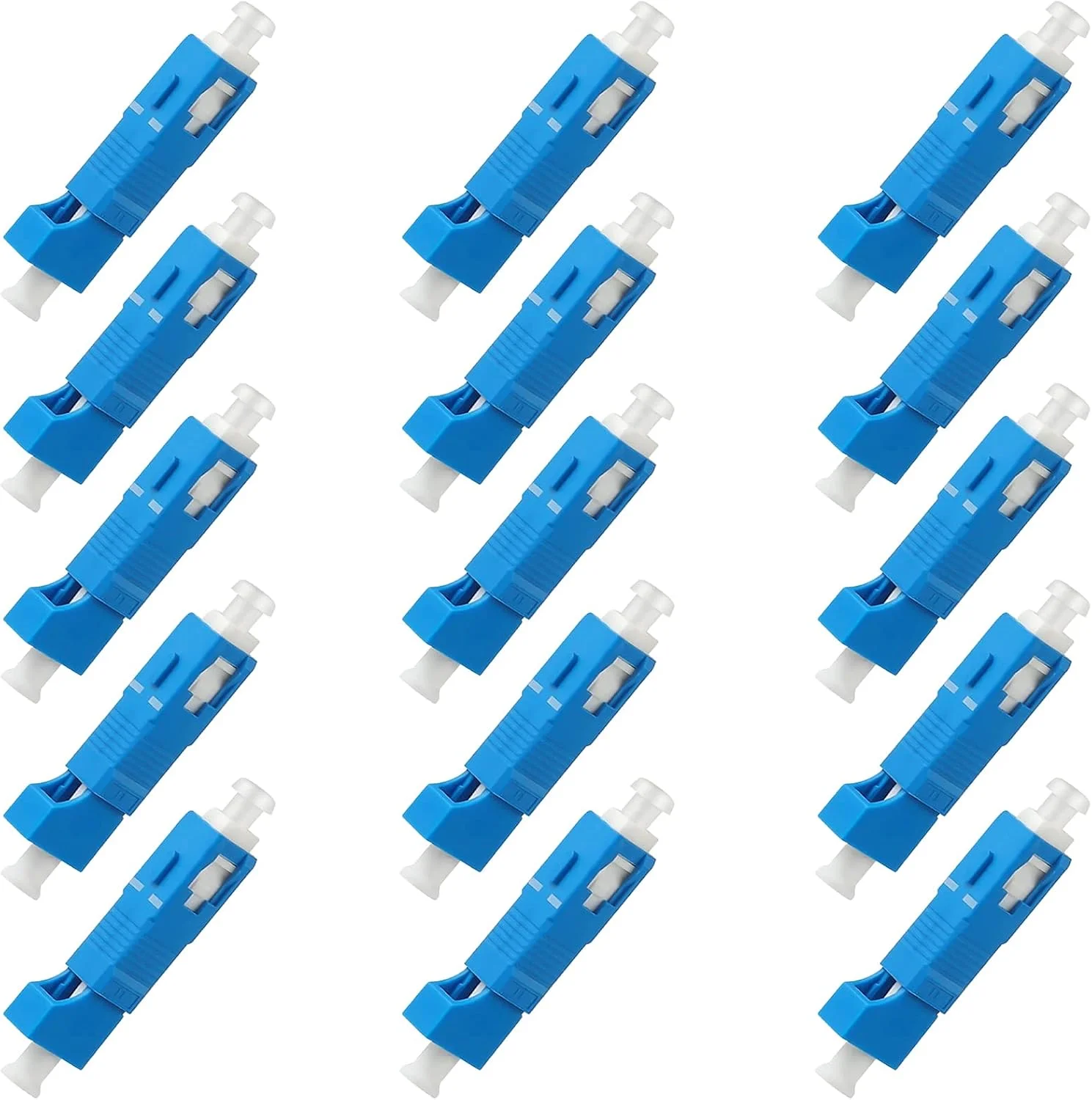 ۲۰ عدد کانکتور فیبر نوری سینگل مود SC/UPC نر به LC/UPC ماده، آداپتور FTTH، مبدل برای Visual Fault Locator، آداپتور نوری سینگل مود 9/125um برای VFL…