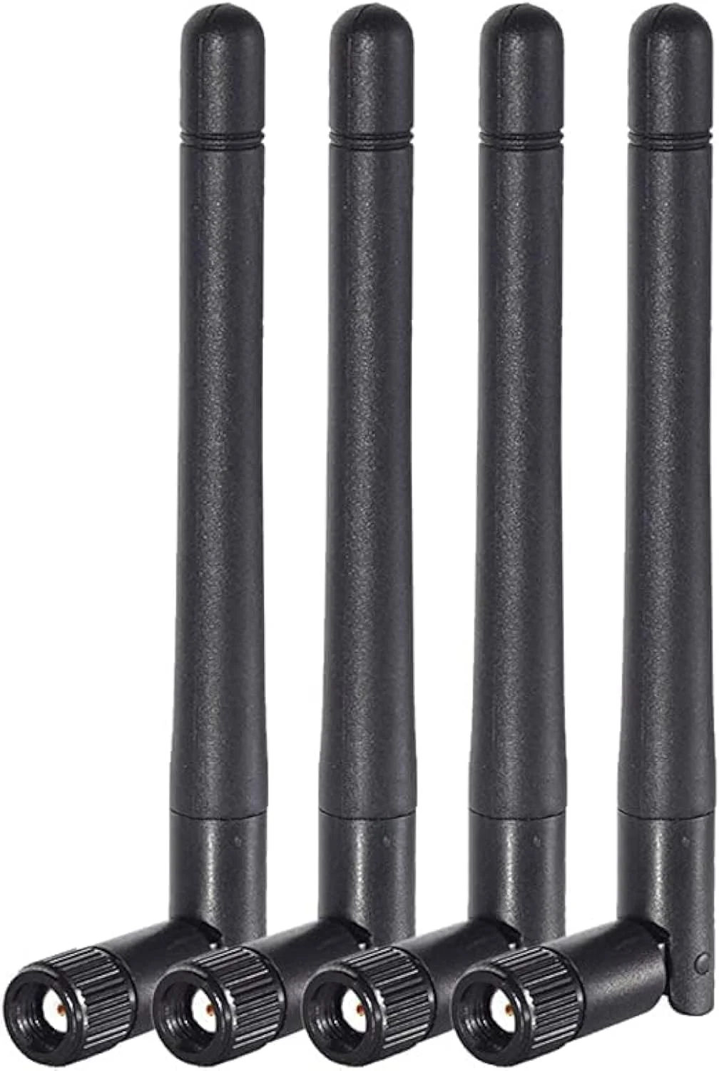 آنتن وای فای دو بانده EJOYS 2.4GHz 5GHz 5.8GHz 3dBi MIMO RP-SMA نر (بسته 4 عددی) برای روتر وای فای، کارت شبکه بی سیم، آداپتور USB، دوربین مداربسته امنیتی، مانیتور نظارت تصویری