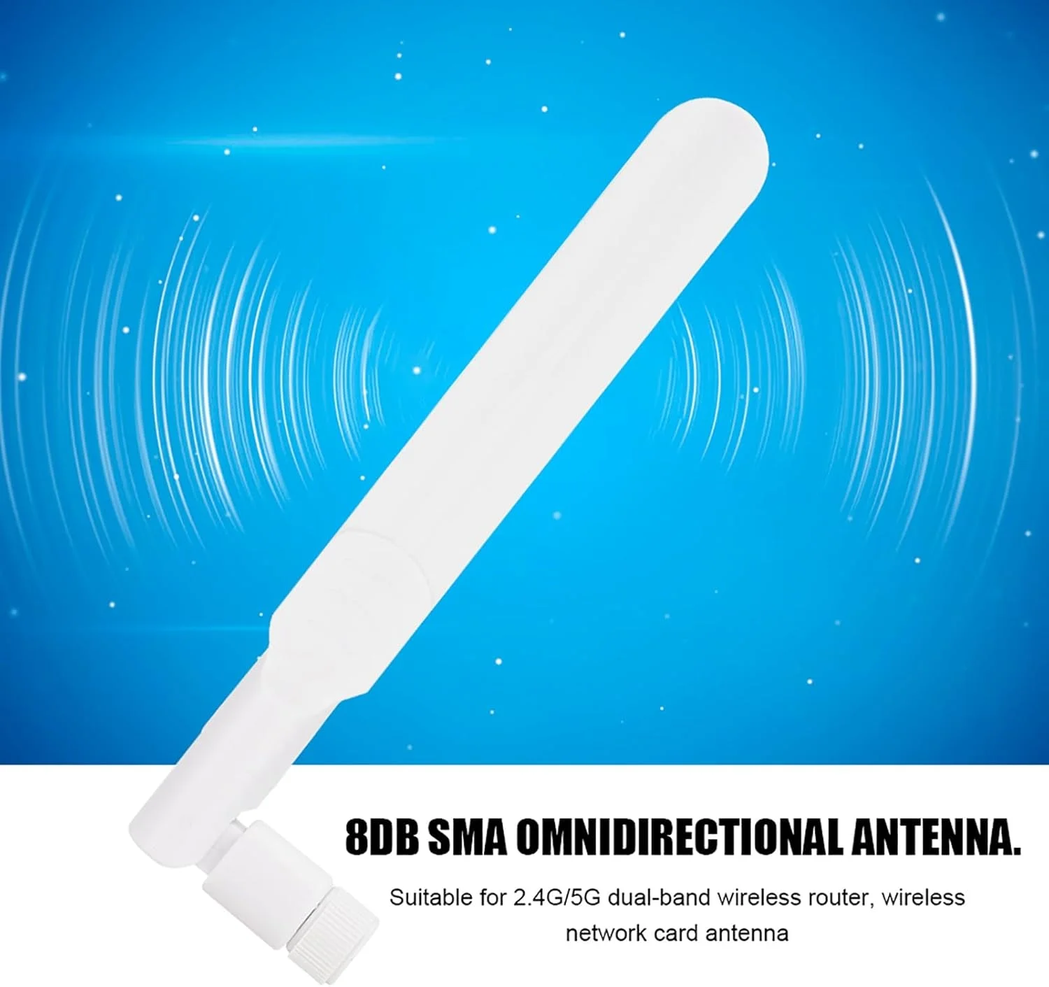 آنتن وای فای کامپیوتر، آنتن وای فای 5G با آنتن برای روتر وای فای، کارت وایرلس، آداپتور USB، مانیتور نظارت تصویری (سفید) آنتن وای فای کامپیوتر، آنتن وای فای 5G با آنتن برای روتر وای فای، کارت وایرلس، آداپتور USB، مانیتور نظارت تصویری (سفید)