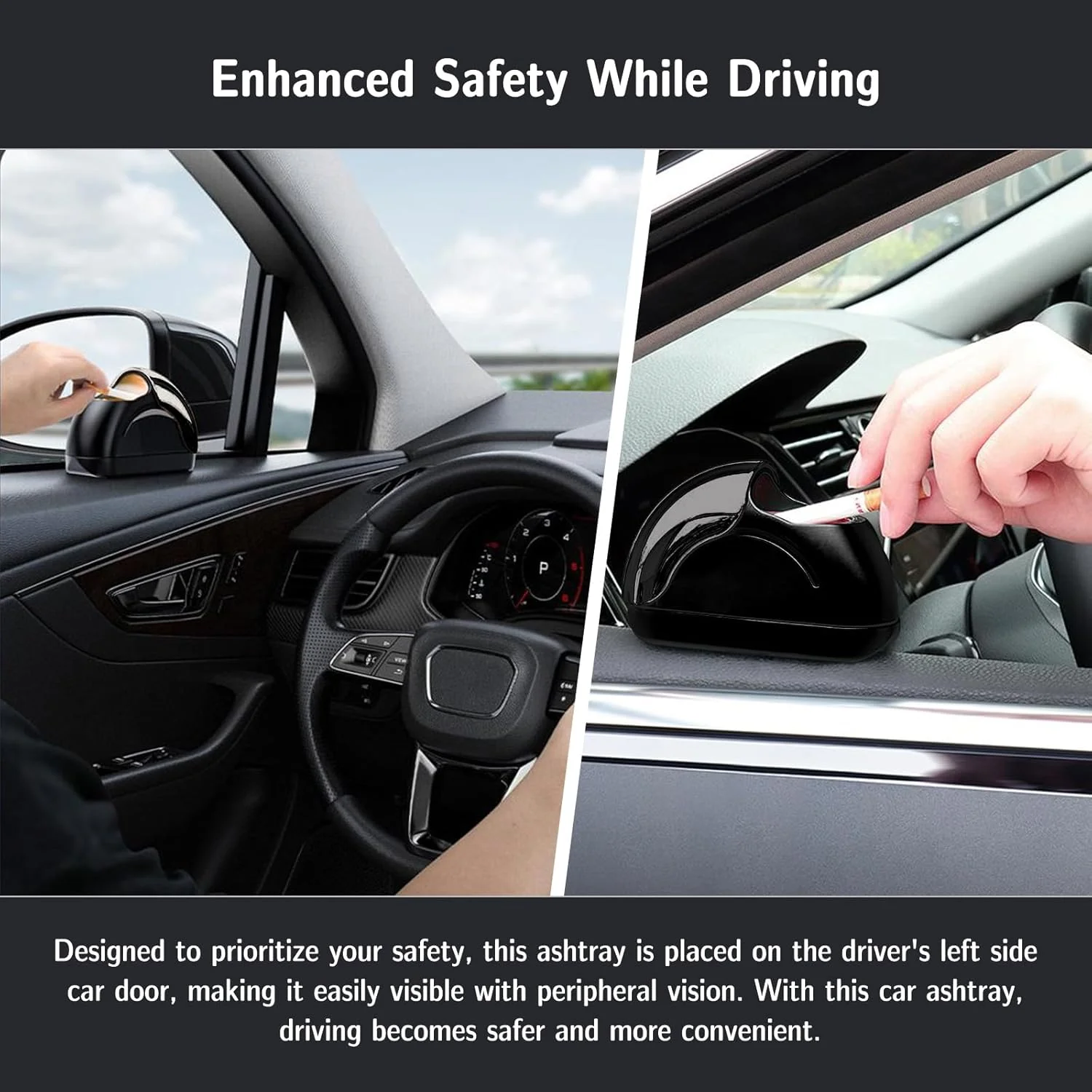 جاسیگاری خودرو درب خودرو مدل جدید، جاسیگاری قابل حمل برای خودرو