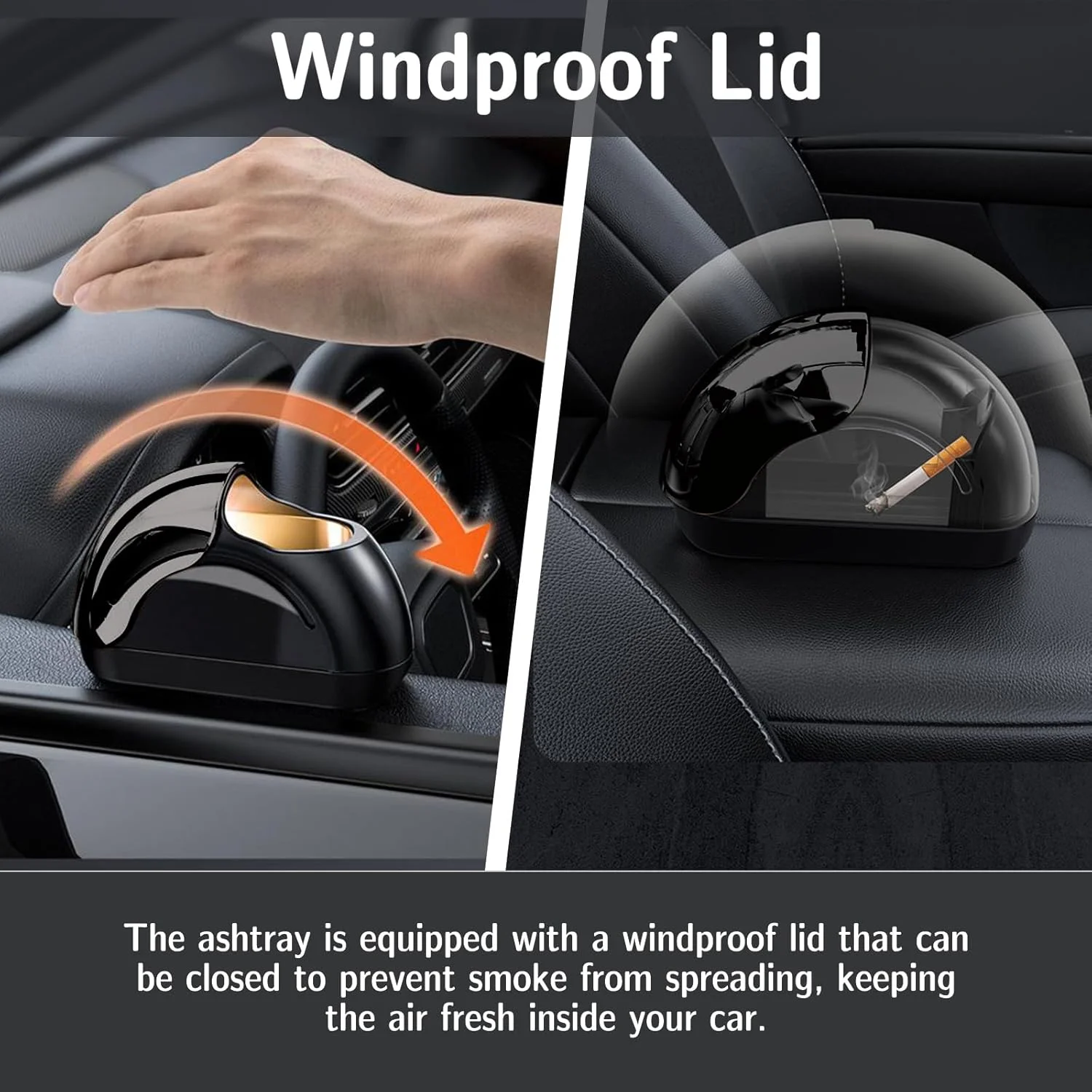 جاسیگاری خودرو درب خودرو مدل جدید، جاسیگاری قابل حمل برای خودرو