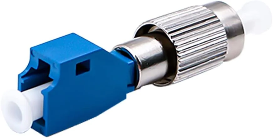 VOANZO 2 عدد آداپتور فیبر نوری FC نر به LC ماده، ابزار فیبر نوری برای حسگرهای فیبر نوری، تجهیزات انتقال اتصال فیبر نوری