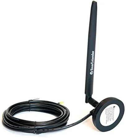 آنتن وای فای 7dBi با پایه مغناطیسی و کابل توسعه RP-SMA