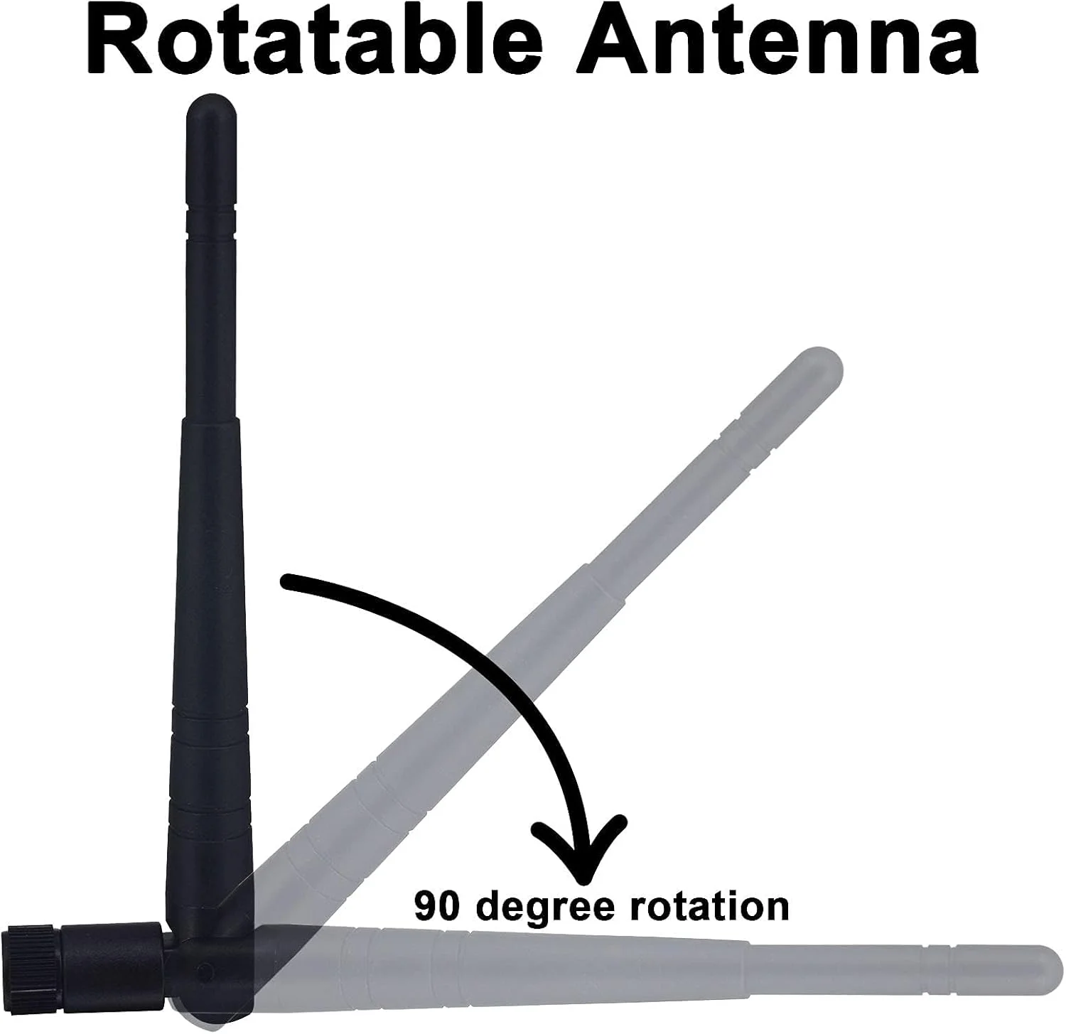 آنتن وای فای دو بانده BOOBRIE مدل 8dbi، 2.4G 5g 5.8G RP SMA نر/SMA نر، تقویت کننده آنتن جهانی روتر WLAN