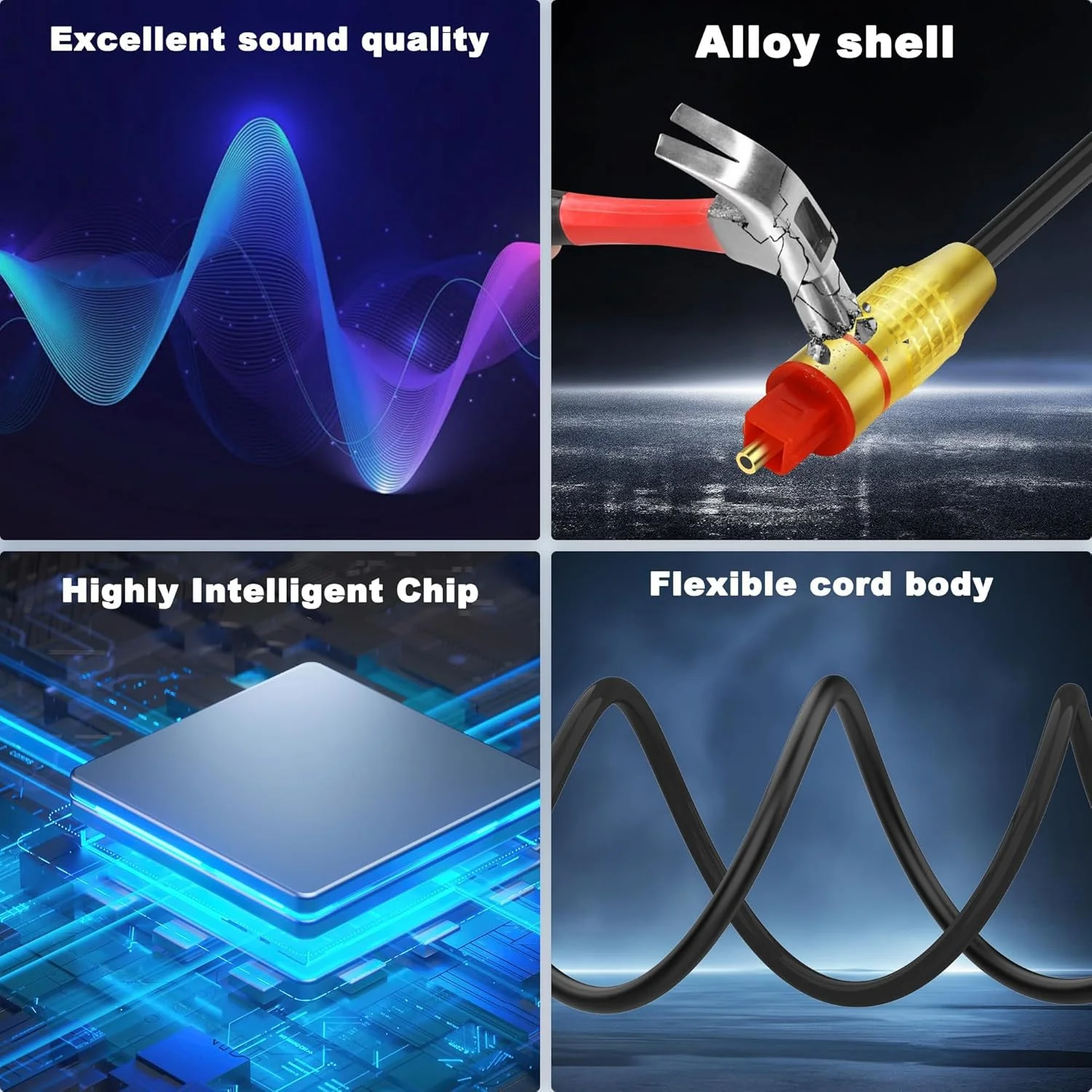 آداپتور صوتی USB به فیبر نوری - کابل تبدیل USB A به SPDIF نوری برای تلویزیون های HD، کامپیوتر، لپ تاپ، PS4، کنسول بازی - 1.5 متر آداپتور صوتی USB به فیبر نوری - کابل تبدیل USB A به SPDIF نوری برای تلویزیون های HD، کامپیوتر، لپ تاپ، PS4، کنسول بازی - 1.5 متر