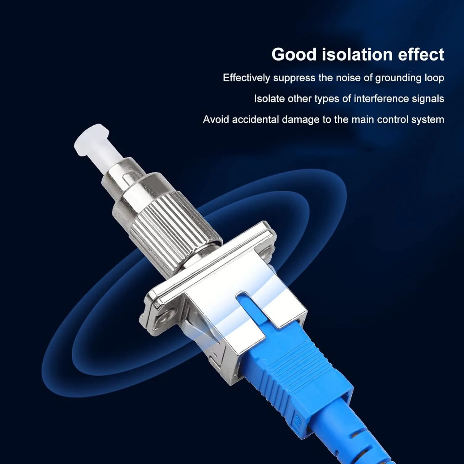 تبدیل کننده فیبر نوری FC نر به SC ماده TICFOX، بسته 3 عددی، آداپتور اتصال دهنده برای مکان یاب عیب بصری