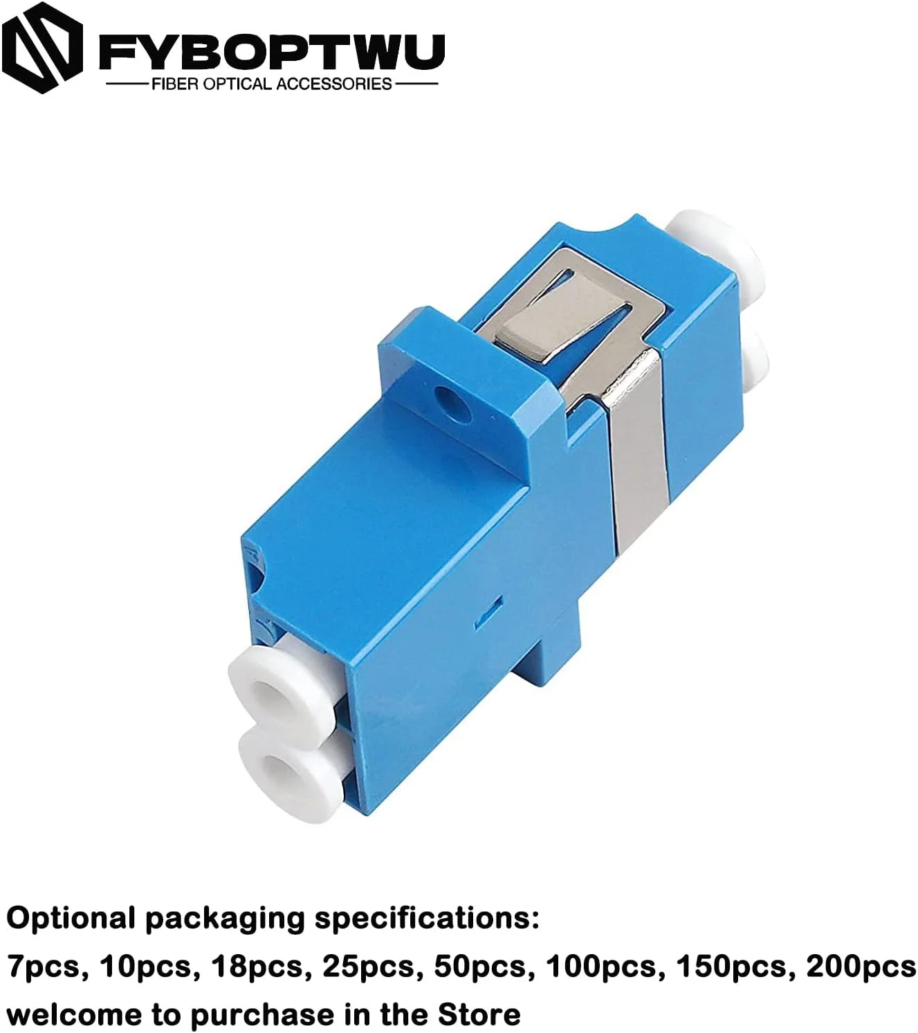 آداپتور کوپلر فیبر نوری LC به LC دوبلکس سینگل مود (SM) - 50 عدد آداپتور کوپلر فیبر نوری LC به LC دوبلکس سینگل مود (SM) - 50 عدد
