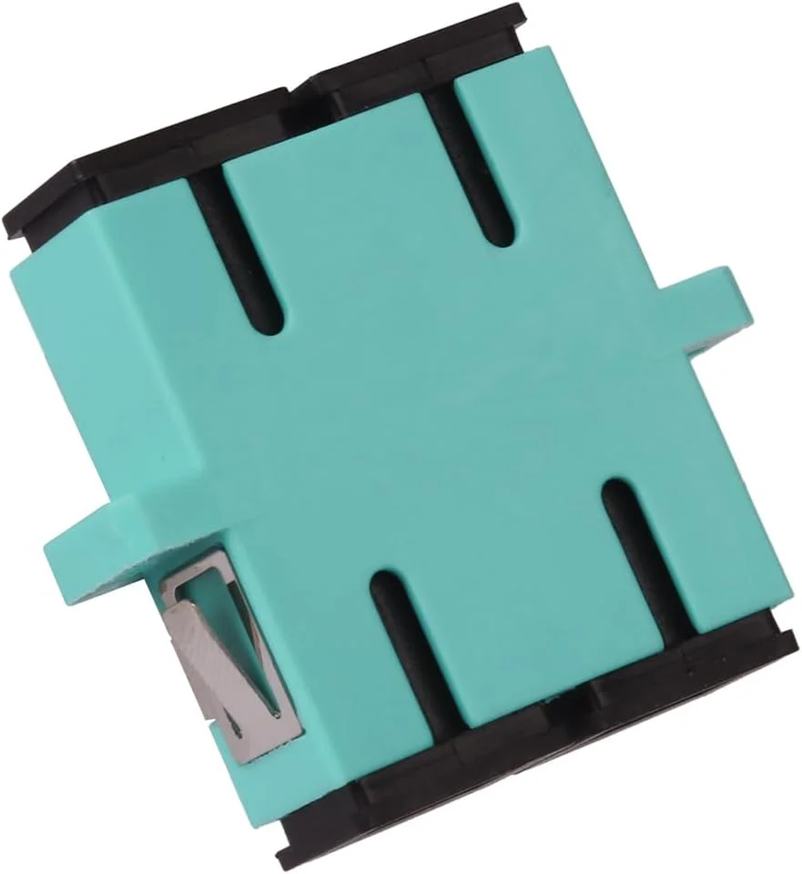 کوپلر فیبر نوری SC شش عددی، آداپتور فیبر نوری SC OM3 چند حالته (MM) دوبلکس، آداپتور اتصال مادگی SC به مادگی SC OM3 دوبلکس چند حالته شبکه اینترنت کوپلر فیبر نوری SC شش عددی، آداپتور فیبر نوری SC OM3 چند حالته (MM) دوبلکس، آداپتور اتصال مادگی SC به مادگی SC OM3 دوبلکس چند حالته شبکه اینترنت