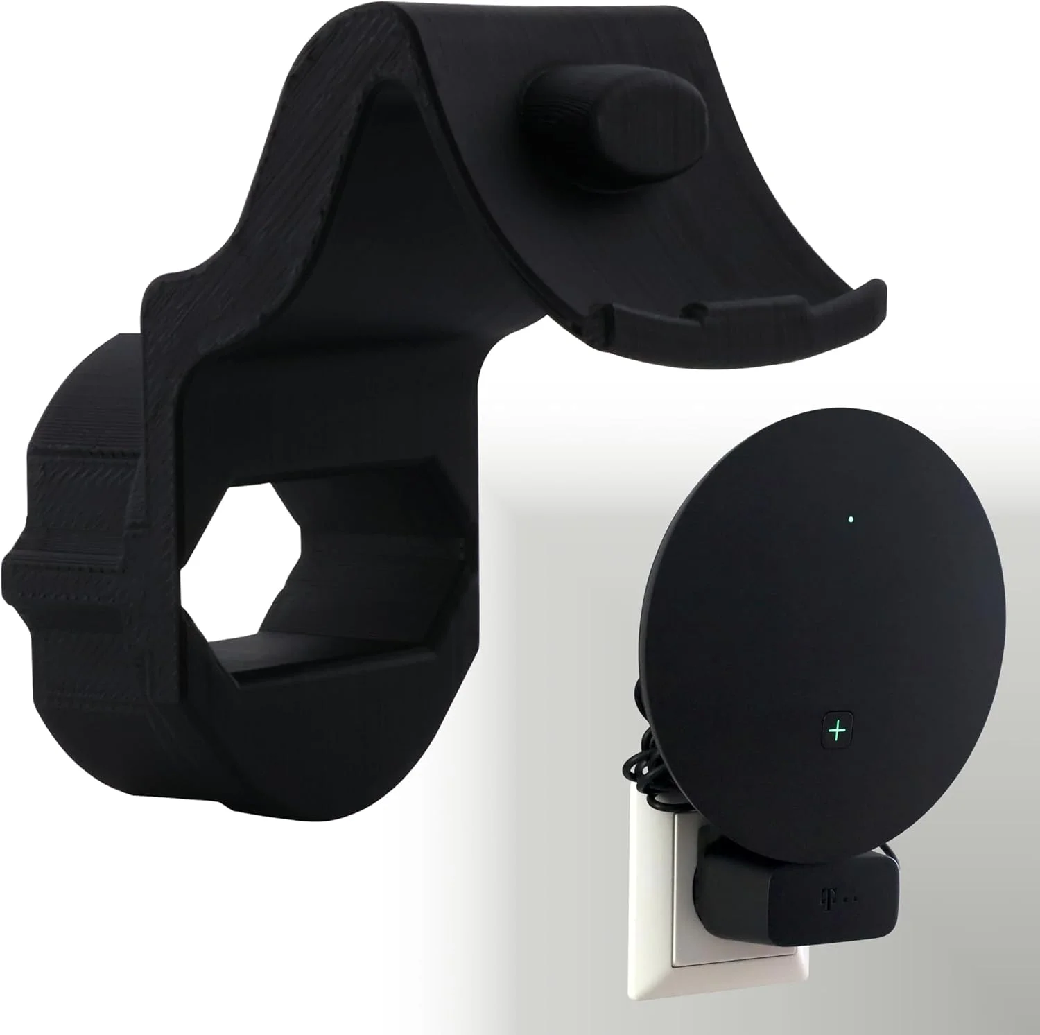 نگهدارنده دیواری سه بعدی مناسب برای سوکت تکرار کننده WLAN خانگی تلکام بدون نیاز به سوراخکاری به همراه مدیریت کابل