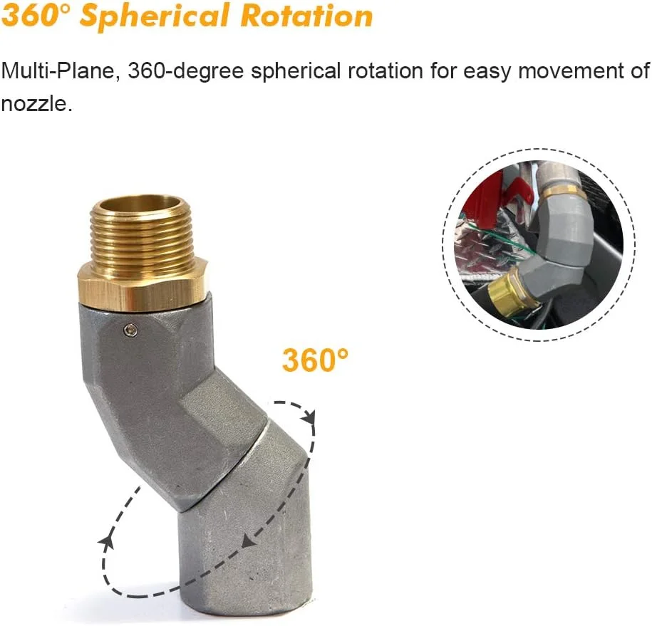 اتصال گردان شیلنگ سوخت Apeixoto با چرخش 360 درجه، اتصال دهنده نازل سوخت چند صفحه ای اتصال گردان شیلنگ سوخت Apeixoto با چرخش 360 درجه، اتصال دهنده نازل سوخت چند صفحه ای