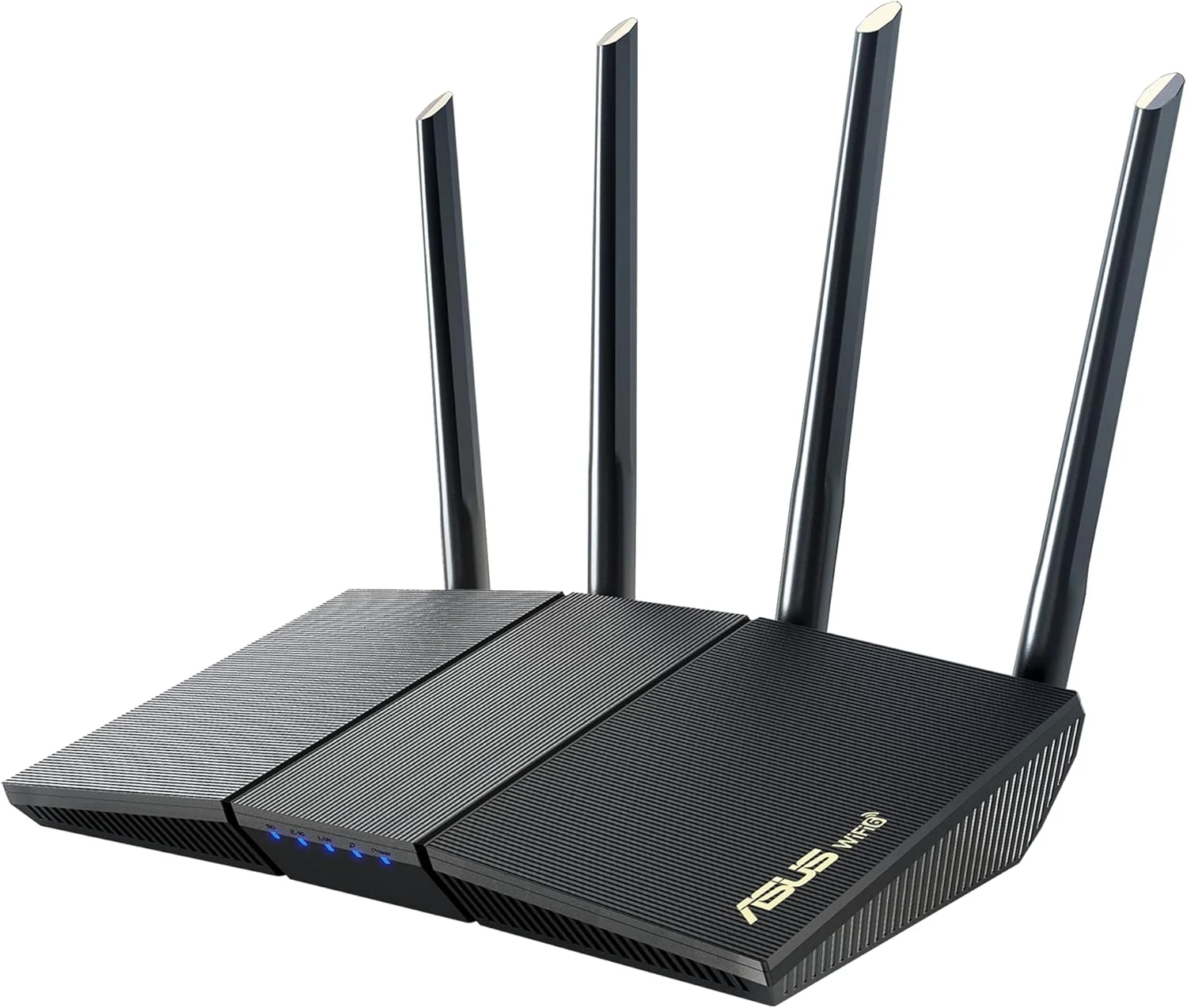 روتر توسعه پذیر دو بانده ASUS RT-AX1800S WiFi 6، امنیت شبکه بدون نیاز به اشتراک، کنترل والدین، VPN داخلی، سازگار با AiMesh، مناسب برای بازی و استریمینگ، خانه هوشمند