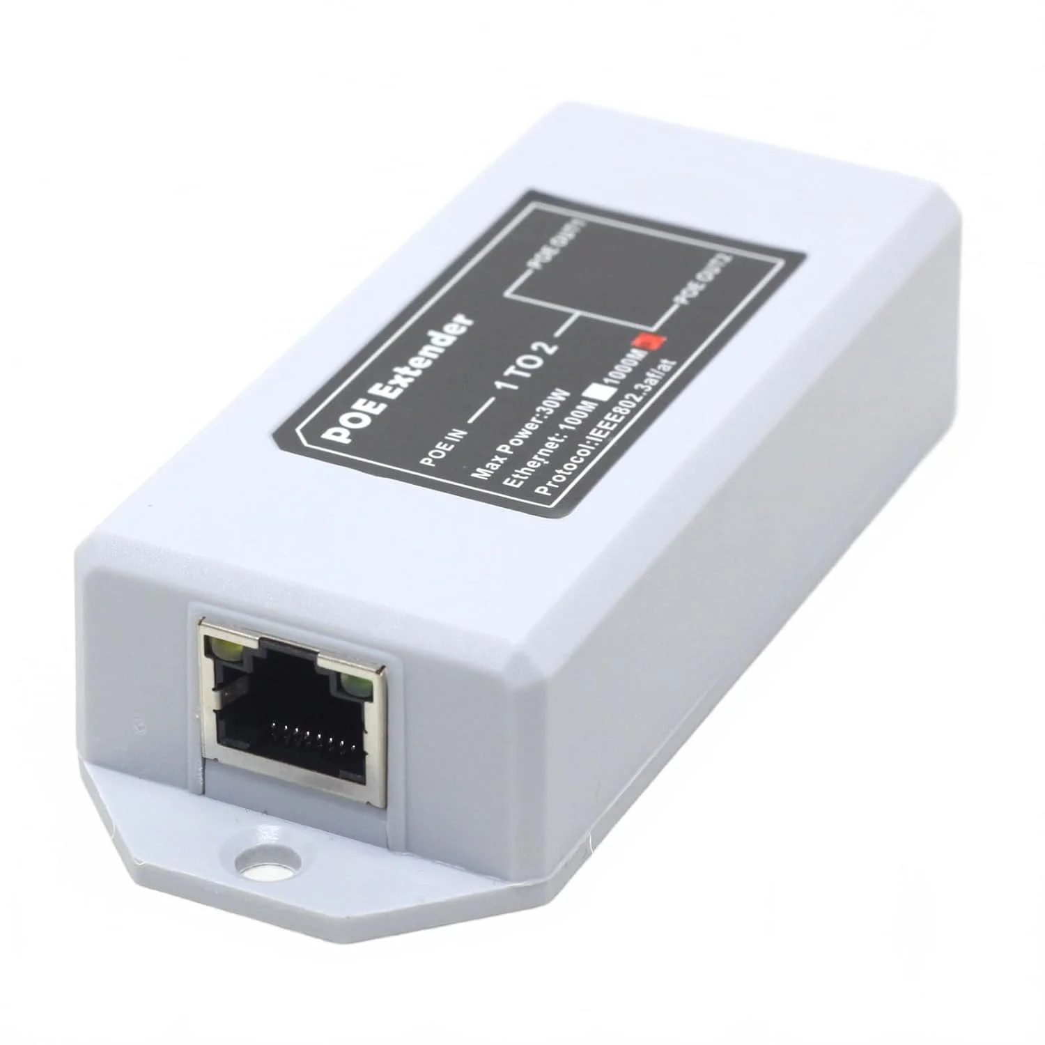 سوئیچ توسعه دهنده PoE گیگابیتی 2 پورت بیرونی، 1 ورودی 2 خروجی