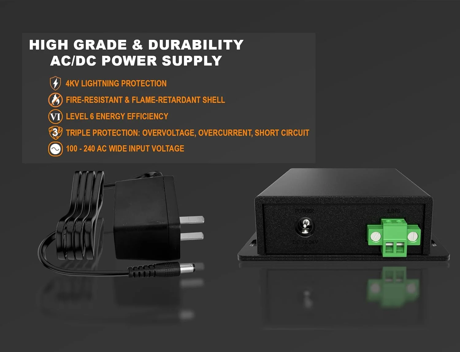 افزایش دهنده برد اترنت 600 متری روی کابل UTP یا کابل BNC یا سیم مسی - سازگار با هر دستگاه اترنت - تقویت کننده پل تکرار کننده فاصله LAN - آداپتورهای BNC به 2 پین در مجموعه