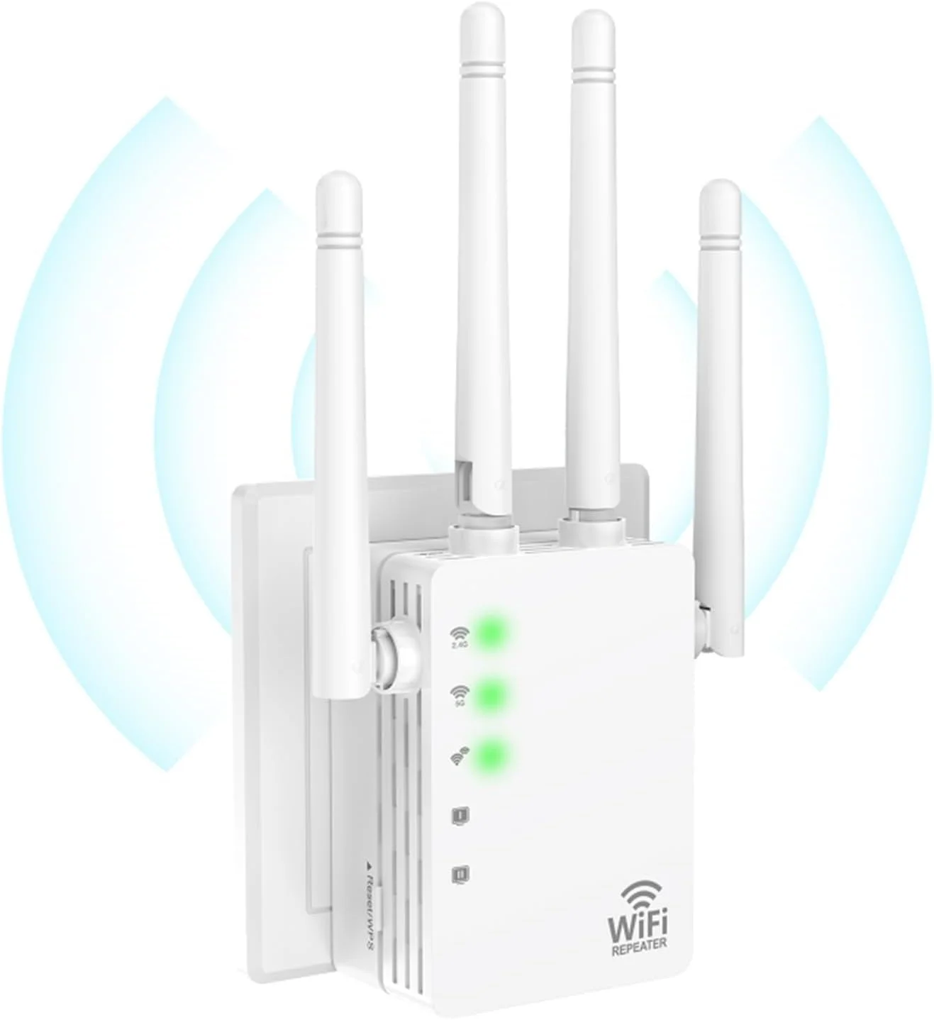 تقویت کننده ۱۲۰۰ مگابیت بر ثانیه دو بانده با پورت های WAN و LAN، تقویت کننده سیگنال اینترنت برای پوشش پایدار و قوی