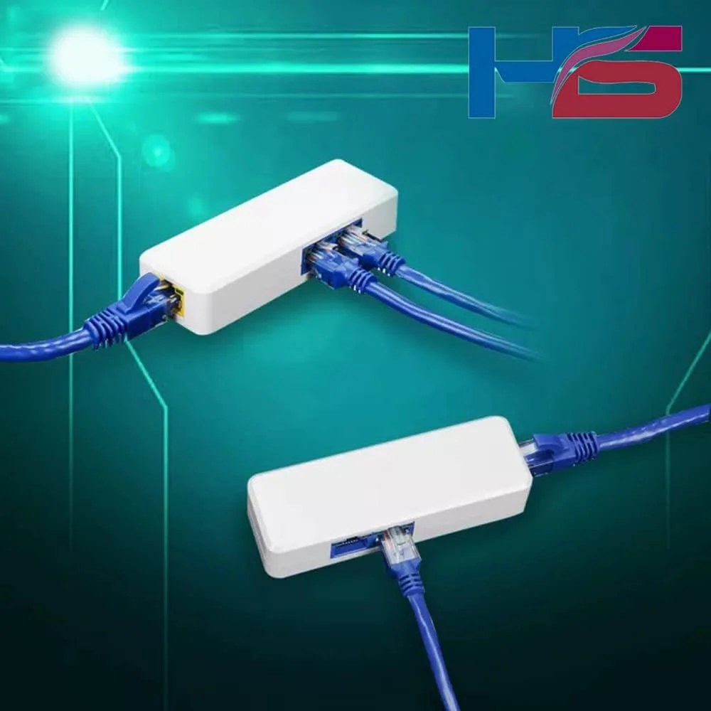 افزایش دهنده POE هانو تک، بدون نیاز به برق اضافی، افزایش POE تا 100 متر برای 2 دوربین