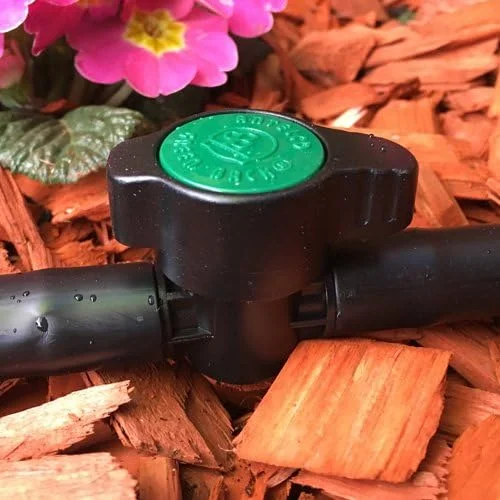 شیر توپی خاردار خطی 2 عددی برای لوله 3/4 اینچی - تنظیم و قطع/وصل جریان آب