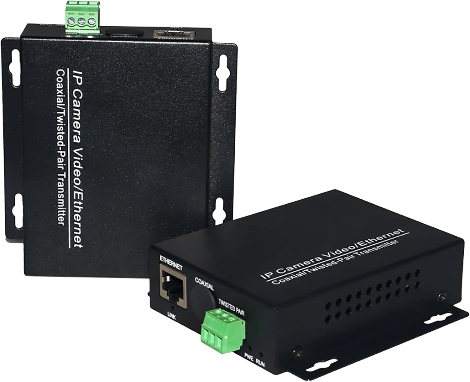 اکستندر اترنت آی‌پی Hebbeko از طریق سیم‌های تلفن زوج به هم تابیده تا 1 کیلومتر برای دوربین مداربسته شبکه HD، 1 جفت