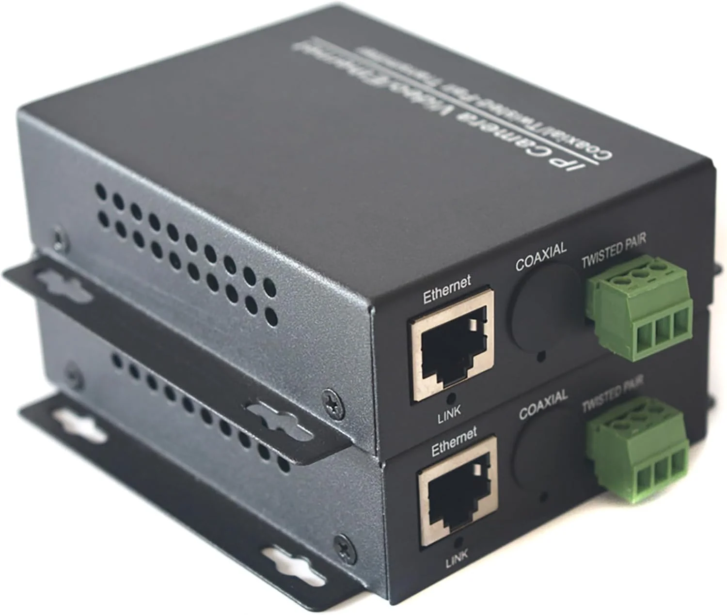 اکستندر اترنت آی‌پی Hebbeko از طریق سیم‌های تلفن زوج به هم تابیده تا 1 کیلومتر برای دوربین مداربسته شبکه HD، 1 جفت