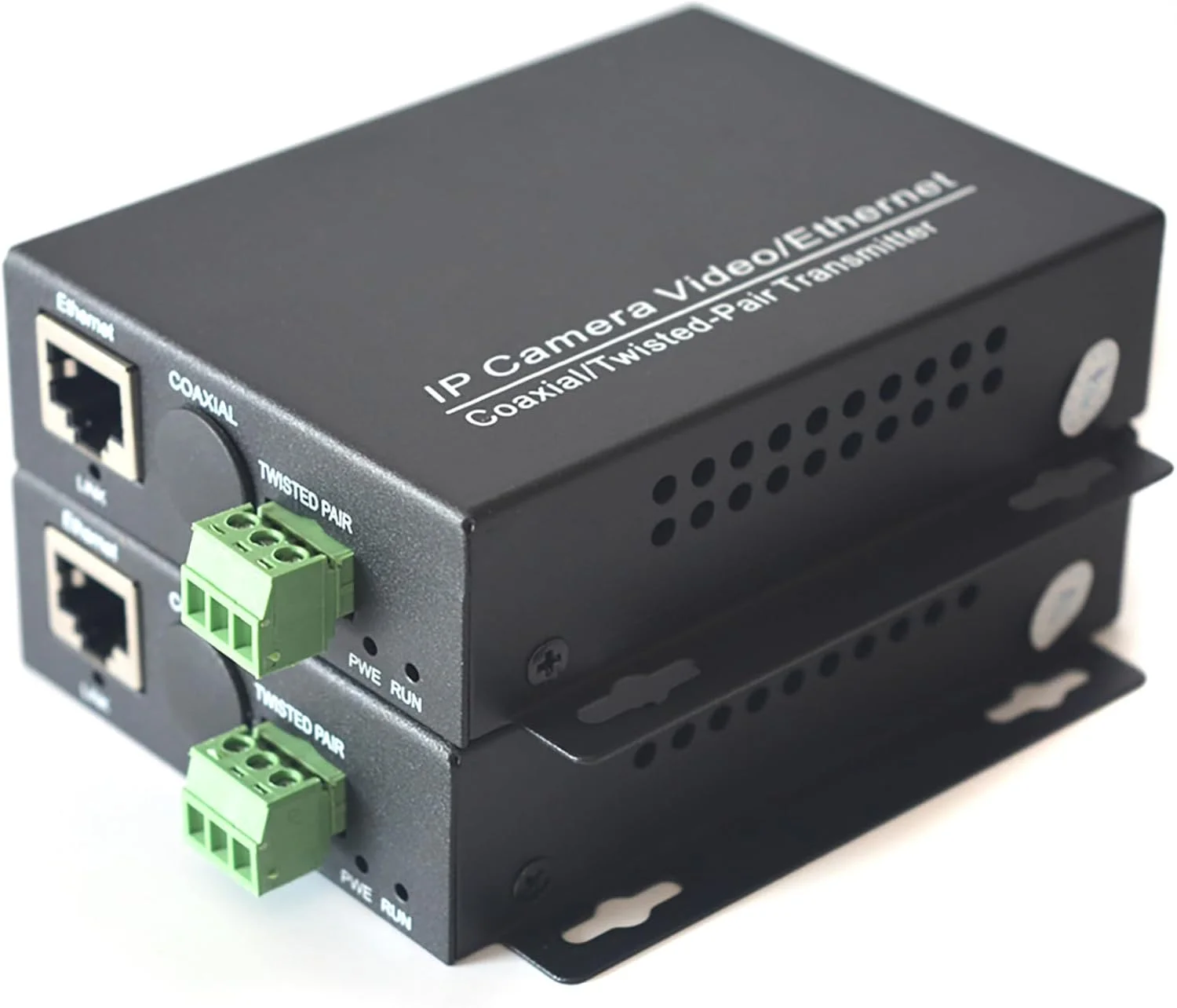 اکستندر اترنت آی‌پی Hebbeko از طریق سیم‌های تلفن زوج به هم تابیده تا 1 کیلومتر برای دوربین مداربسته شبکه HD، 1 جفت