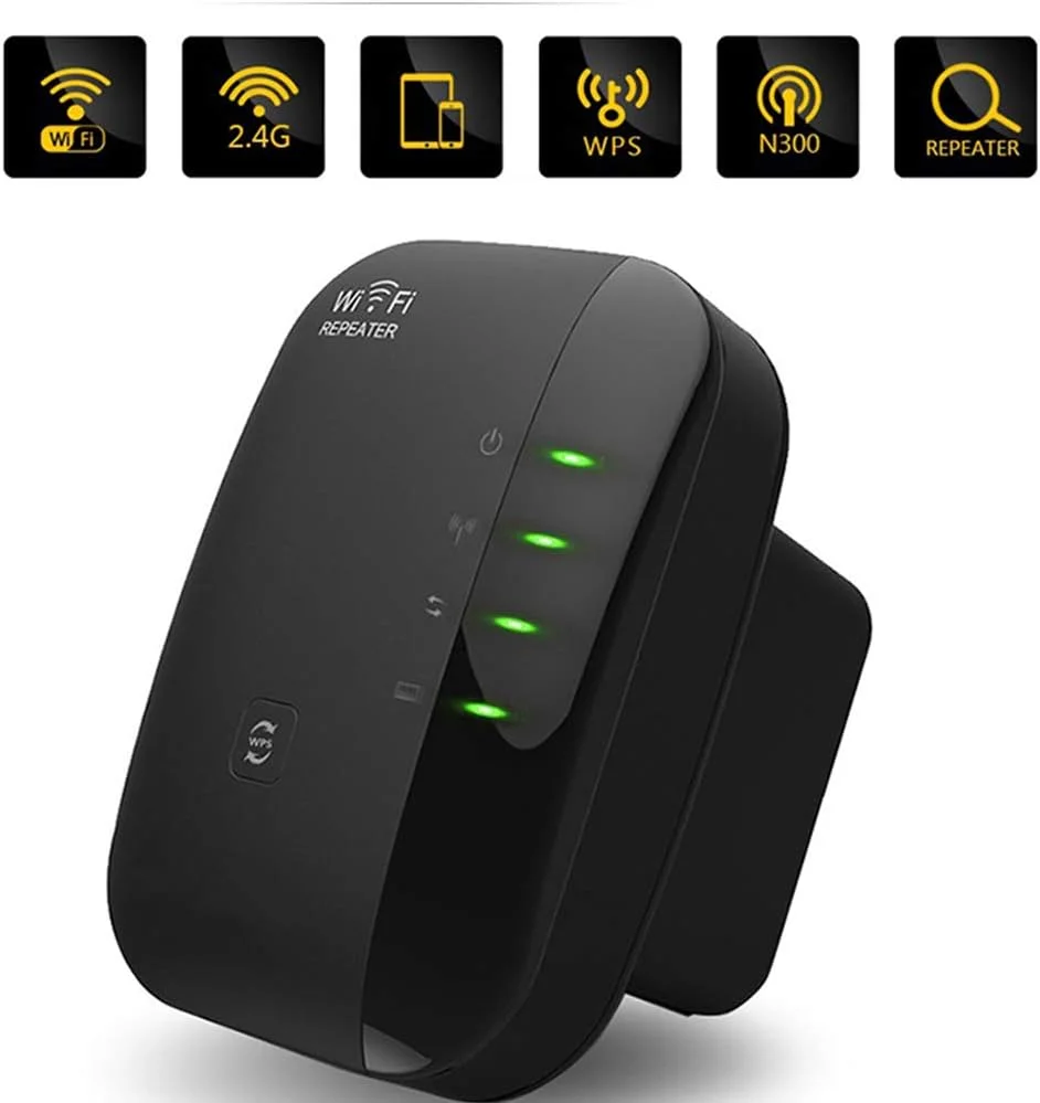 تقویت کننده وای فای بی سیم جیمی کلود 300 مگابیت بر ثانیه، توسعه دهنده شبکه وای فای، تقویت کننده سیگنال برد بلند، تقویت کننده سیگنال آنتن اینترنت، نقطه دسترسی