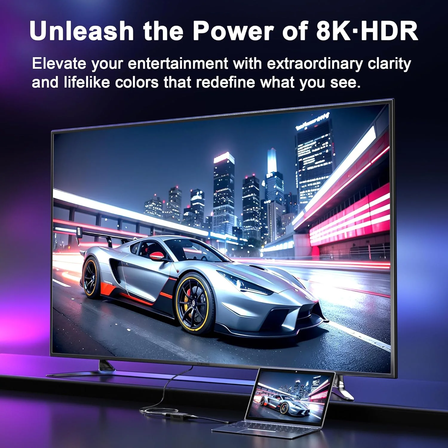 تقویت کننده HDMI 2.1، تقویت کننده HDMI با کیفیت 8K@60Hz، تقویت کننده سیگنال HDMI تا 13 متر، YUV 4:4:4