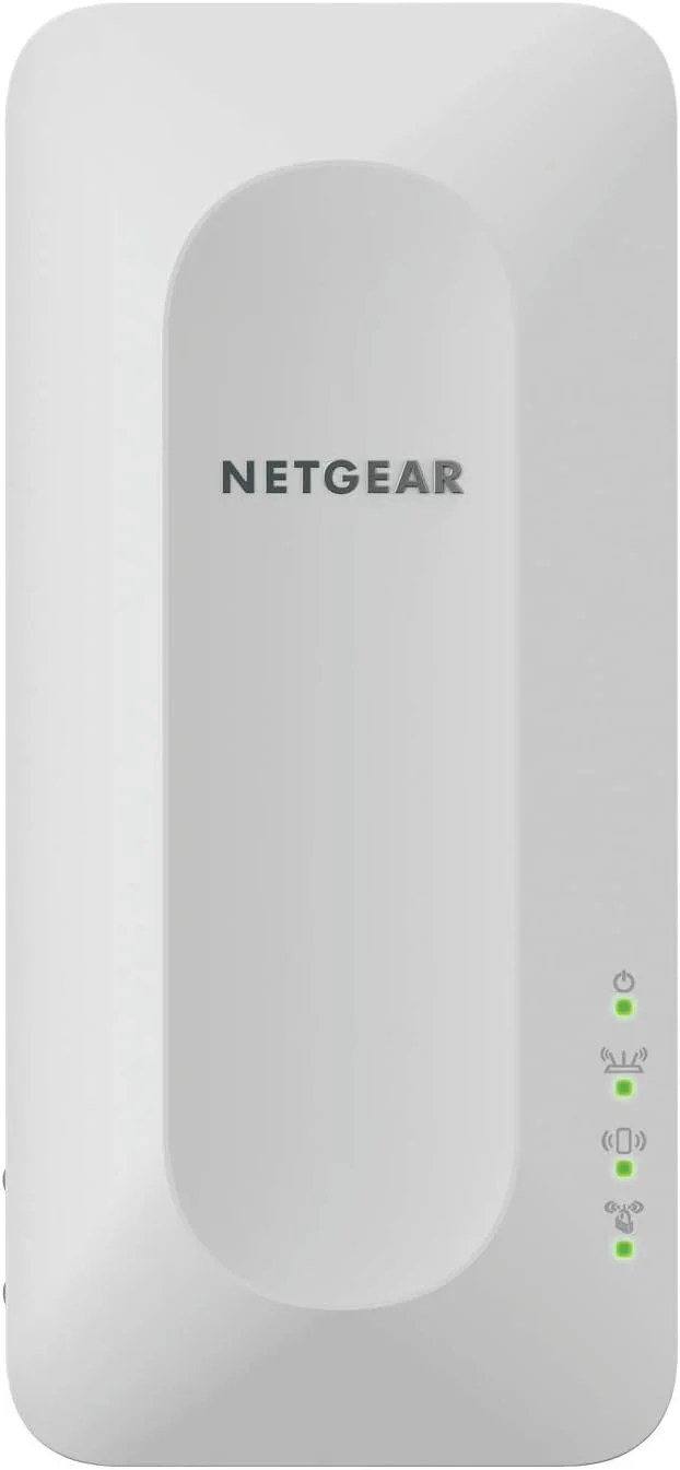 تکرار کننده مش وای فای 6 NETGEAR Nighthawk EAX15 AX1800 (تقویت کننده وای فای تا 100 متر مربع و 20 دستگاه، سرعت وای فای دو بانده تا 1800 مگابیت بر ثانیه، 100% سازگار با نسخههای قبلی، رومینگ هوشمند) تکرار کننده مش وای فای 6 NETGEAR Nighthawk EAX15 AX1800 (تقویت کننده وای فای تا 100 متر مربع و 20 دستگاه، سرعت وای فای دو بانده تا 1800 مگابیت بر ثانیه، 100% سازگار با نسخههای قبلی، رومینگ هوشمند)