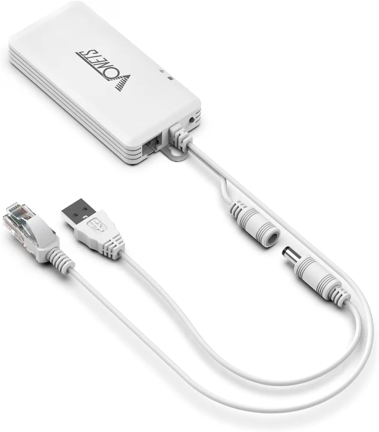 تکرار کننده/پل بی‌سیم وای‌فای 2.4 گیگاهرتز VONETS، توسعه‌دهنده روتر/اتصال اترنت، پوشش سیگنال وای‌فای/نقطه اتصال، 2 پورت RJ45 برای چاپگر شبکه، PLC صنعتی، دستگاه‌های شبکه IoT مدل VAP11G-500S