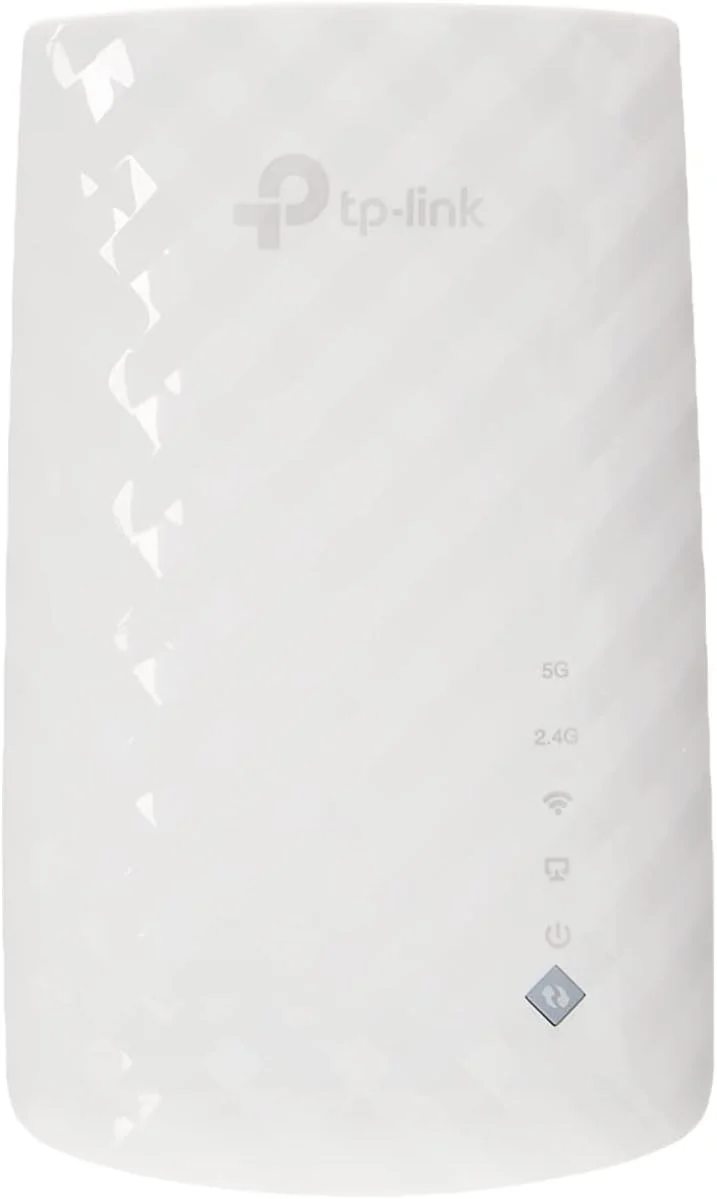 تقویت کننده محدوده وای فای تی پی-لینک (RE200) - دو بانده، استفاده آسان، سازگاری گسترده، اتصال اترنت