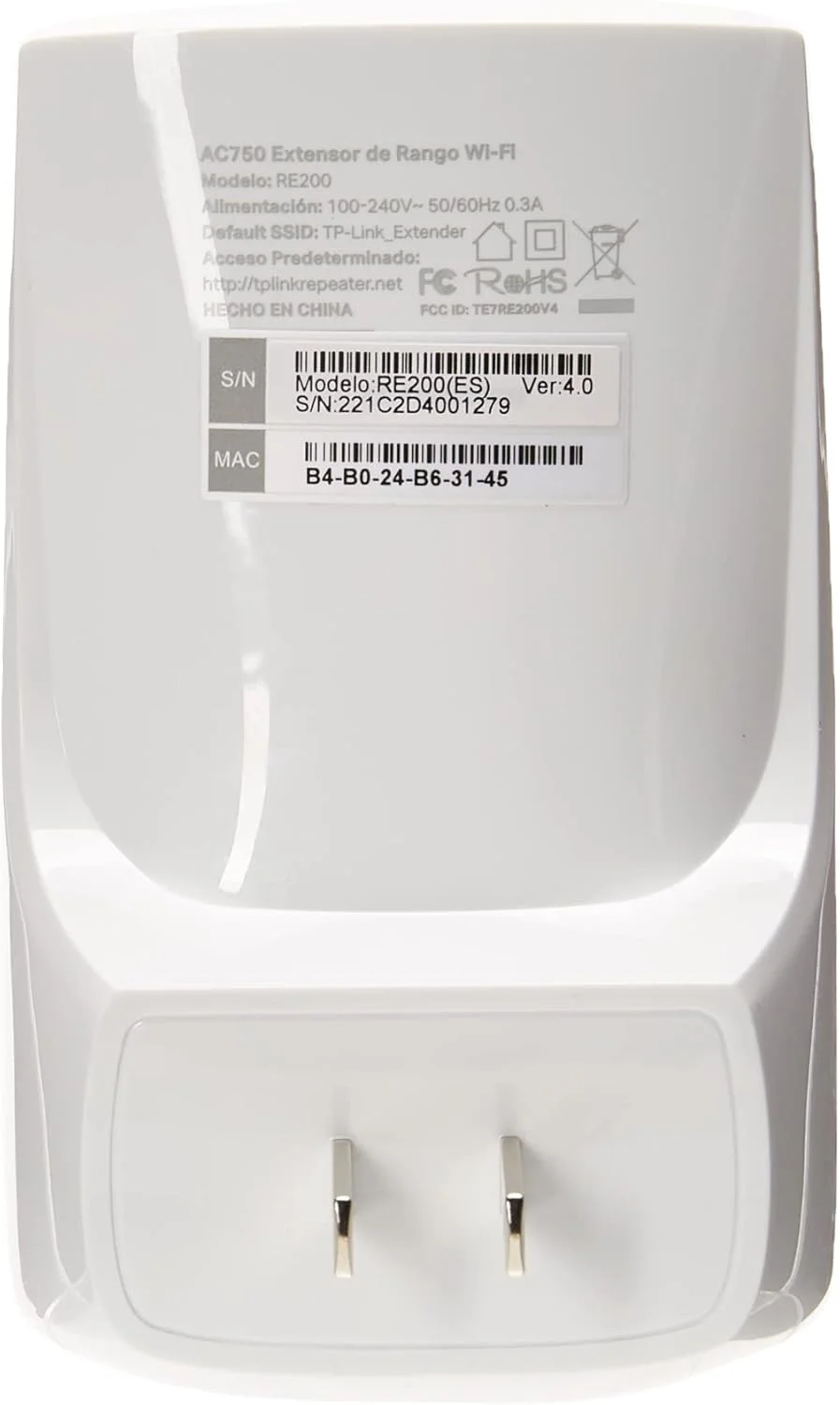 تقویت کننده محدوده وای فای تی پی-لینک (RE200) - دو بانده، استفاده آسان، سازگاری گسترده، اتصال اترنت