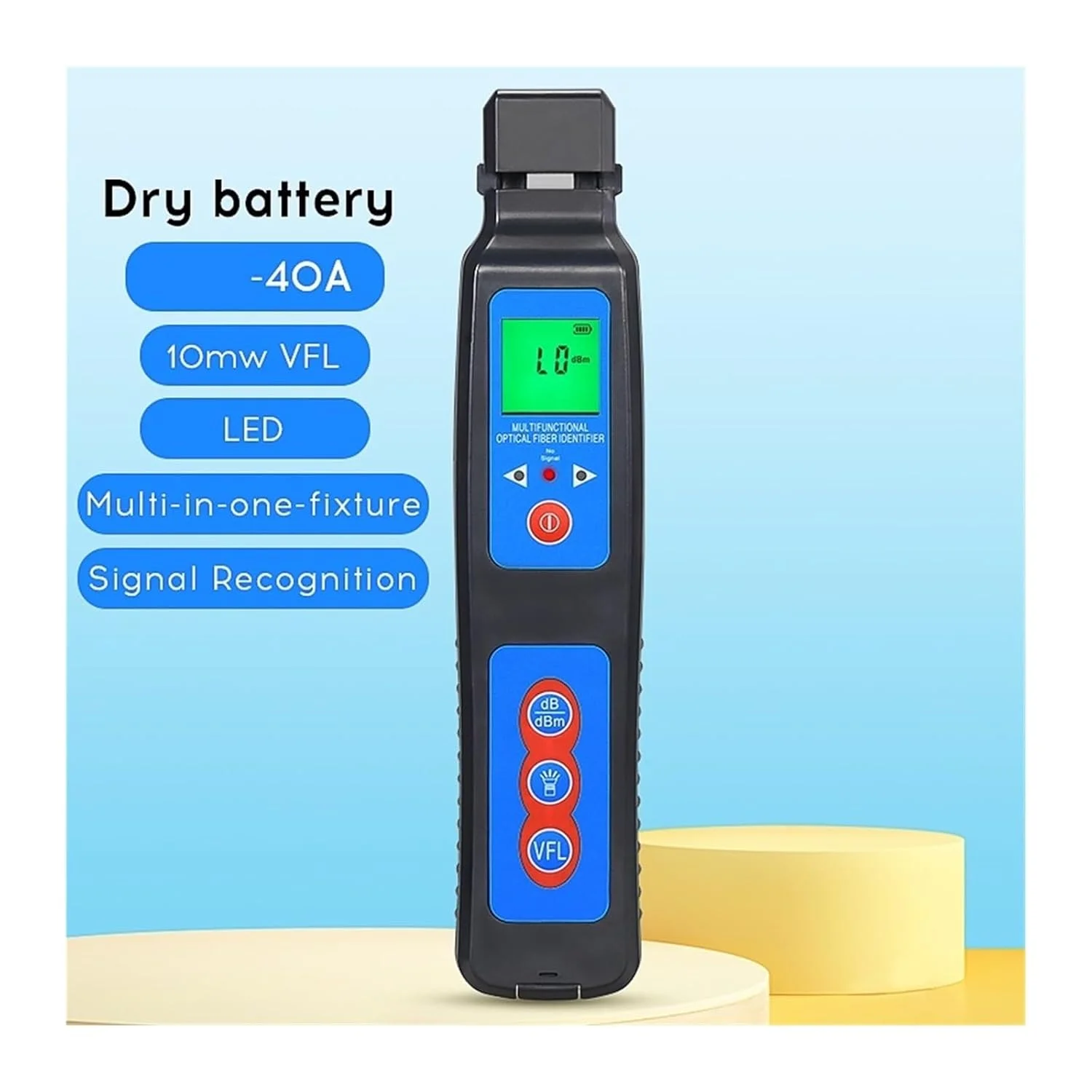 شناساگر فیبر نوری فعال، ردیاب کابل فیبر با نشانگر بصری عیب یاب 10mw (40A) شناساگر فیبر نوری فعال، ردیاب کابل فیبر با نشانگر بصری عیب یاب 10mw (40A)