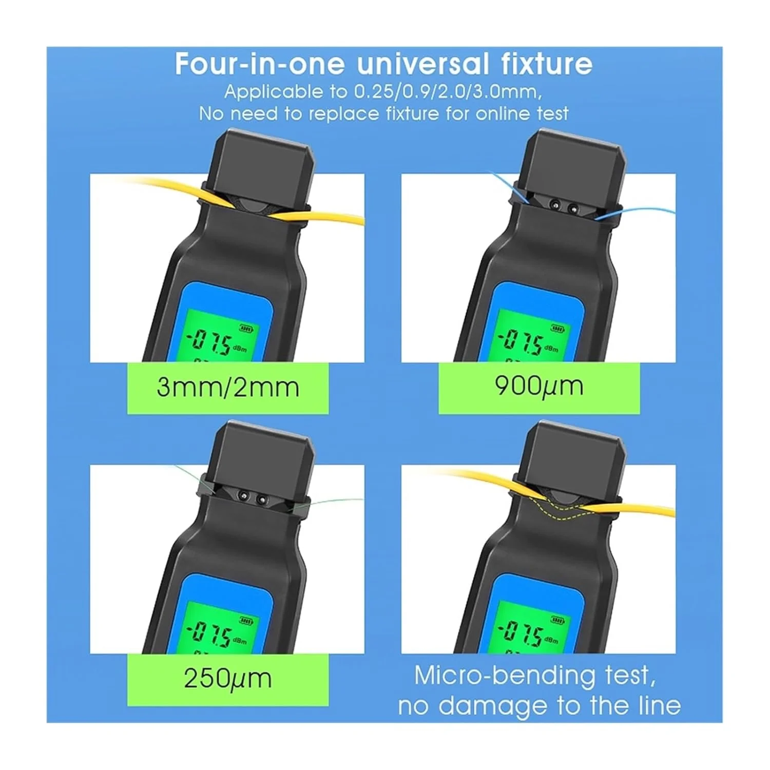 شناساگر فیبر نوری فعال، ردیاب کابل فیبر با نشانگر بصری عیب یاب 10mw (40A) شناساگر فیبر نوری فعال، ردیاب کابل فیبر با نشانگر بصری عیب یاب 10mw (40A)