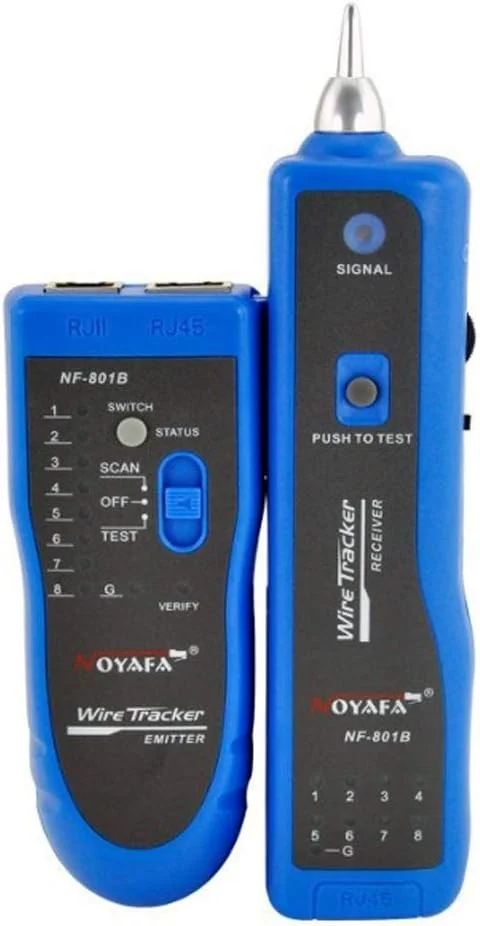 تستر دیجیتال شبکه ARAST، ردیاب کابل شبکه RJ11 RJ45 و عیب یاب کابل LAN مدل NF801B LEOWE