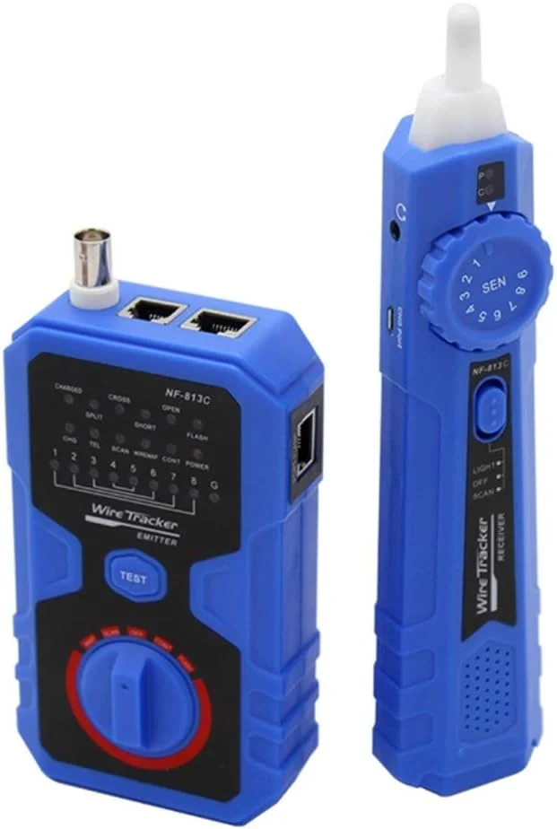 تستر دیجیتال ARAST مدل NF-813C، ابزار تست کابل شبکه برای کابل LAN اترنت، ابزار تست خط تلفن، ردیاب مدار LEOWE