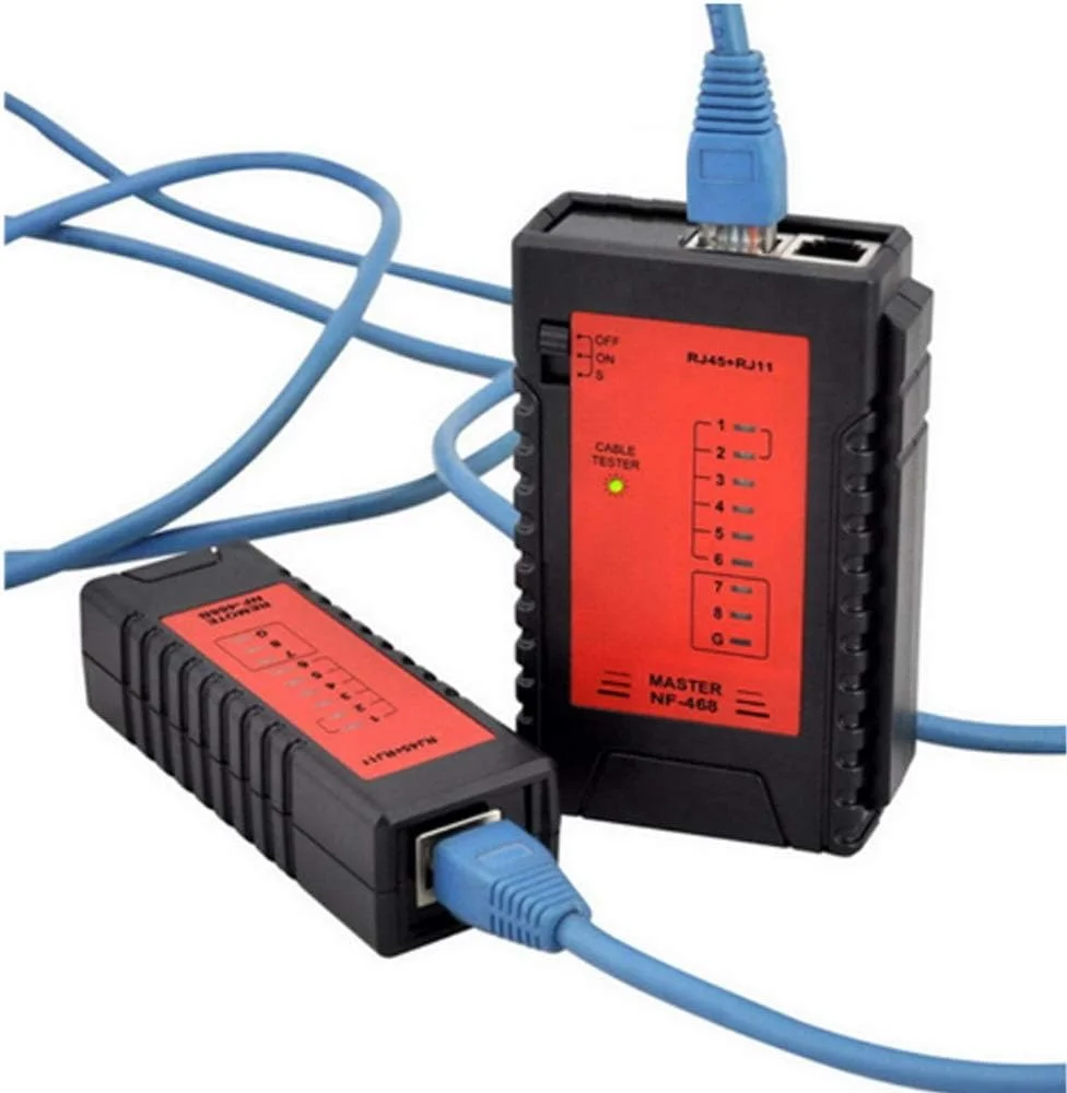 تستر دیجیتال کابل شبکه اترنت LAN مدل NF-468، ردیاب سیم تلفن RJ11 RJ45