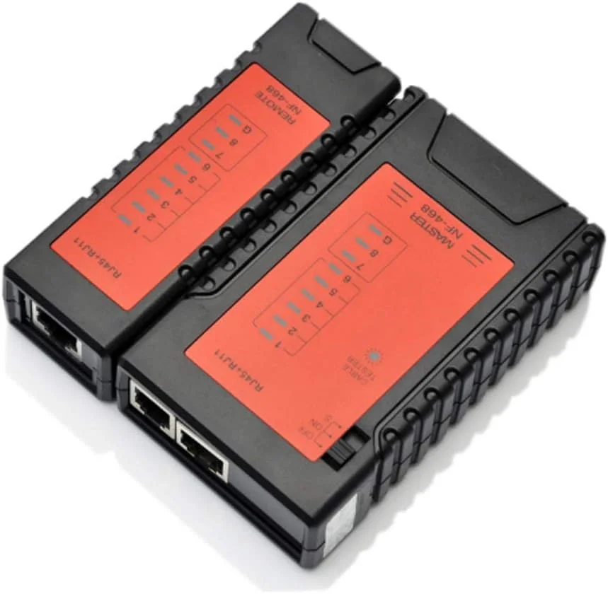 تستر دیجیتال کابل شبکه اترنت LAN مدل NF-468، ردیاب سیم تلفن RJ11 RJ45