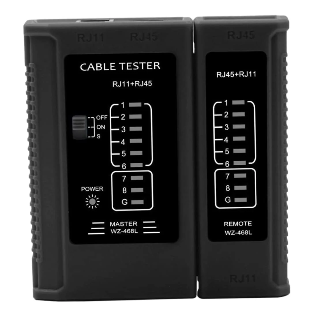 ابزار تست کابل شبکه ARAST RJ45 RJ11 USB LAN، تستر کابل اترنت، کانکتور شبکه مشکی، لوازم جانبی LEOWE