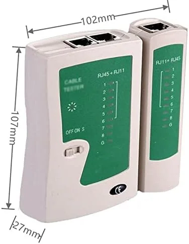 تستر کابل شبکه آراست Cat5 Cat6 UTP LAN ابزار ردیاب خط تلفن سیم کشی شبکه LEOWE (رنگ: A)