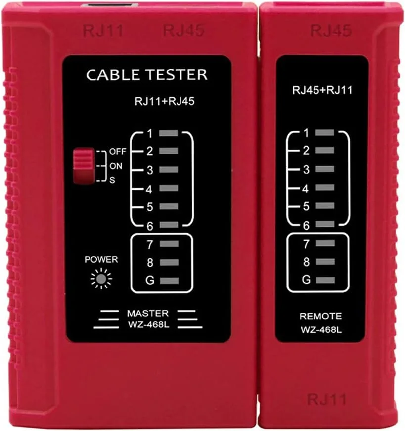 ابزار تست کابل شبکه ARAST WWYYWWYY RJ45 RJ11 LAN، تستر کابل اترنت چند منظوره LEOWE