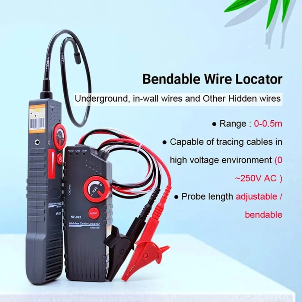 ردیاب کابل زیرزمینی، تستر شبکه، ردیاب سیم، ردیاب سیم کابل ولتاژ بالا و پایین 220-380 ولت برای سیم و لوله های مخفی در سقف یا دیوار ردیاب کابل زیرزمینی، تستر شبکه، ردیاب سیم، ردیاب سیم کابل ولتاژ بالا و پایین 220-380 ولت برای سیم و لوله های مخفی در سقف یا دیوار